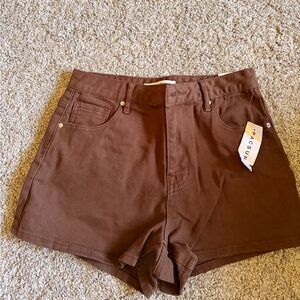 PacSun High Waist Brown Shorts